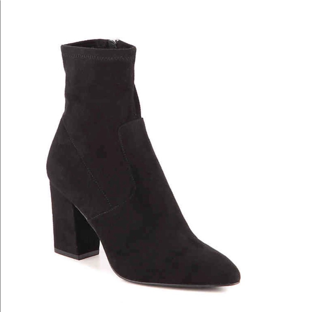 Steve Madden Black Ankle Booties